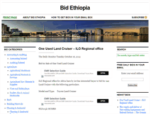 Tablet Screenshot of bidethiopia.com